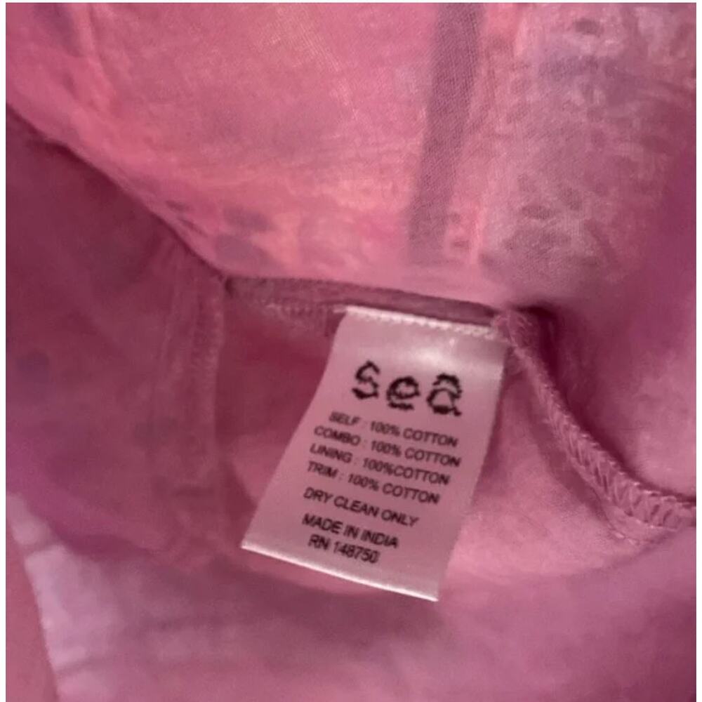Sea New York Bianca Tiered Tunic Dress in Violet Sz 0 - Picture 5 of 7